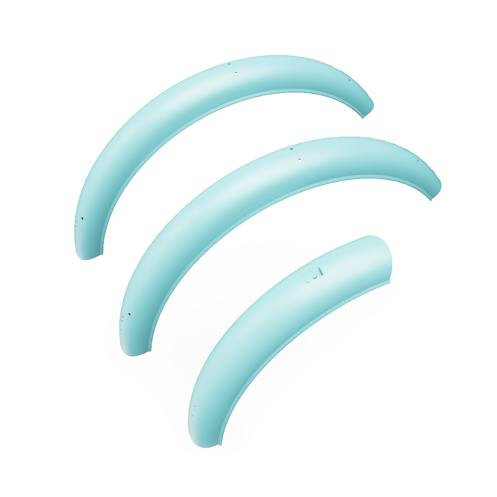 Fenders for TK1 Folding - Cyan Green