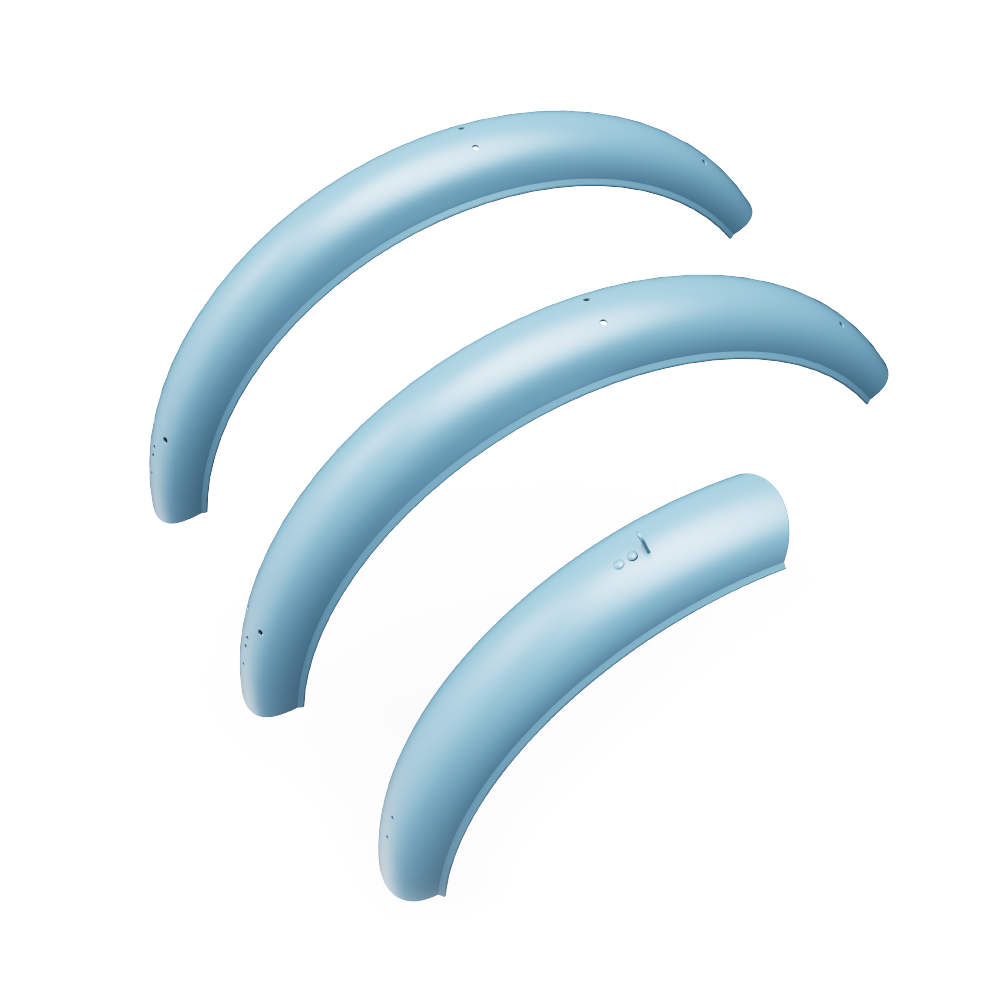 Fenders for TK1 Folding - Serenity Blue