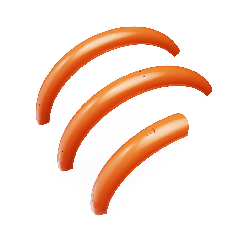 Fenders for TK1 Folding - Vibrant Orange