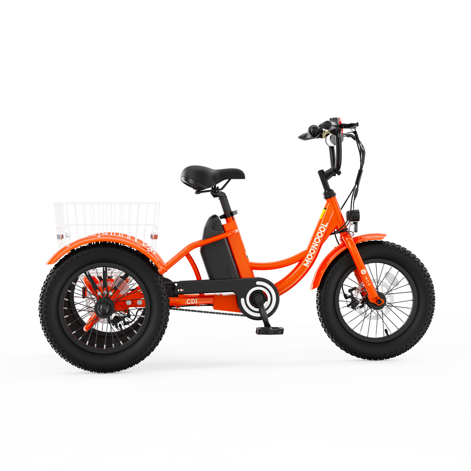 CD1 Electric Youth Trike - Vibrant Orange
