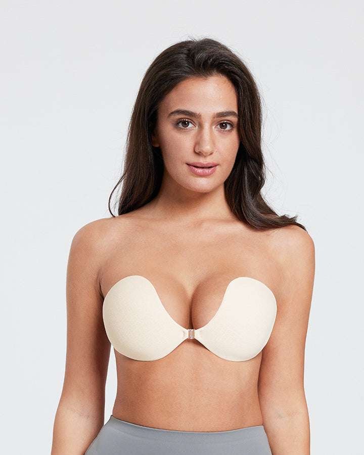 Soft Cotton Adhesive Bra - Nude / B