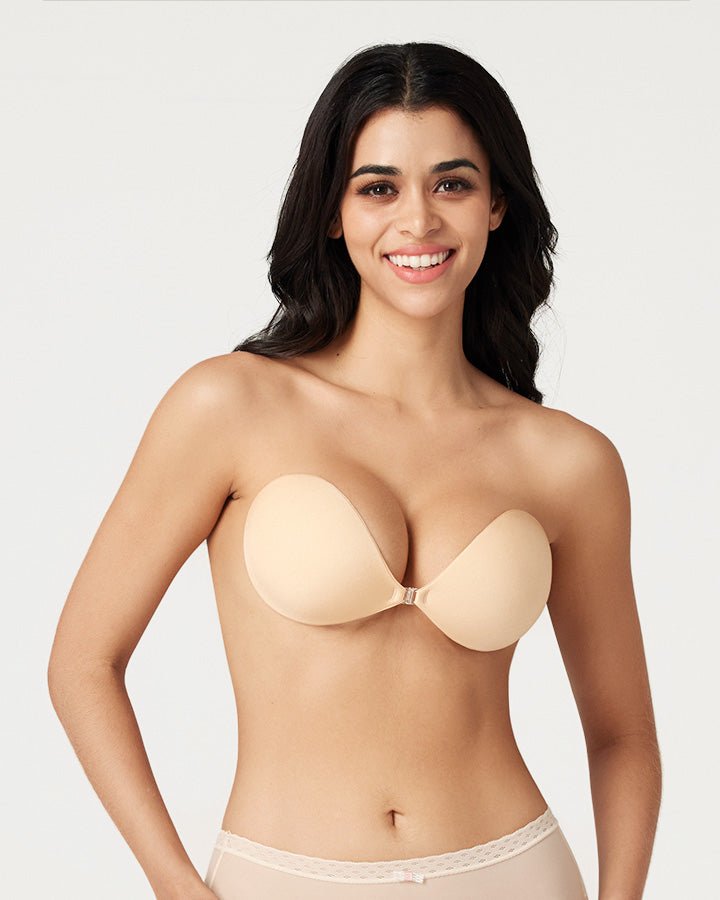 Fabric Adhesive Bra - Nude / A