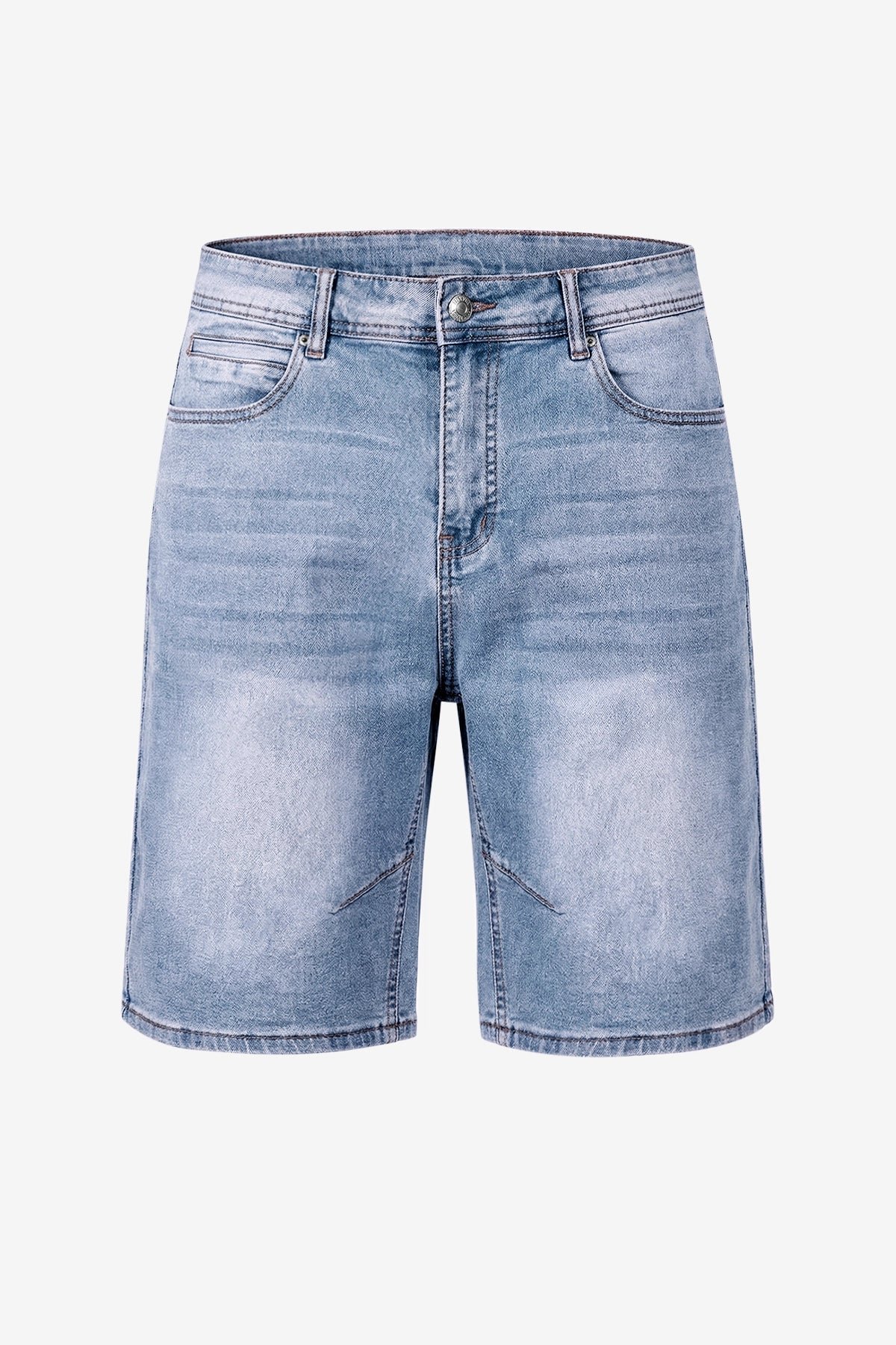 Womens Light Blue Wide Leg Denim Shorts | CicyBell