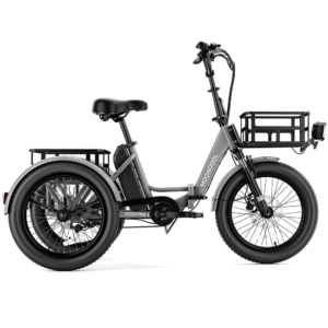 TK1 Folding Electric Trike - Slate Gray