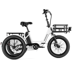 TK1 Folding Electric Trike - White