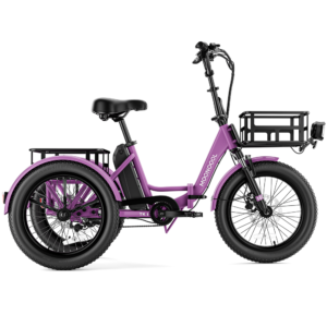 TK1 Folding Electric Trike - Twilight Mauve