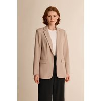 Cicy Bell Womens Khaki Casual Work Blazers