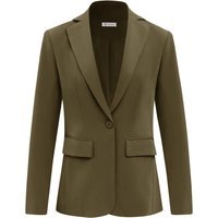 Womens Army Green Casual Work Blazers | CicyBell