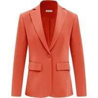 Womens Orange Casual Work Blazers | CicyBell