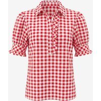 Womens Red Summer Gingham Tops | CicyBell