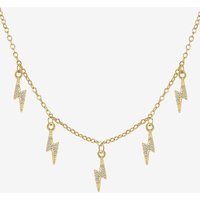 Women 18K Gold  Lightning Bolt Necklaces | CicyBell