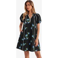 Womens  Black Puff Sleeve Mini Dresses | CicyBell