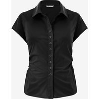 Womens Black Summer Button Down Shirts  | CicyBell
