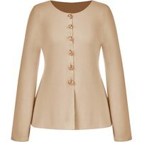 Cicy Bell Womens Khaki Button Up Cardigan Sweaters