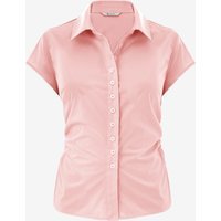 Womens Light Pink Summer Button Down Shirts  | CicyBell