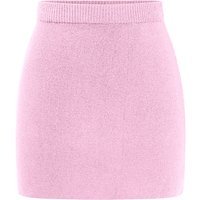 Cicy Bell Womens Pink Knit Mini Skirt