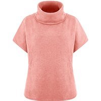 Cicy Bell Womens Pink Oversized Turtleneck Poncho Sweaters