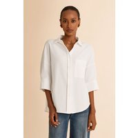 Womens White Oversized Button Down Shirts | CicyBell