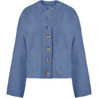 Cicy Bell Womens Blue Cardigans