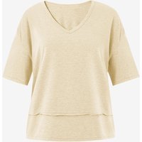 Womens Apricot Summer V Neck T Shirts | CicyBell