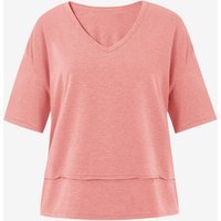 Womens Pink Summer V Neck T Shirts | CicyBell