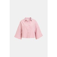 Womens Red Bean Paste Button Down Blouses | CicyBell