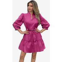 Cicy Bell Womens Rose Red Mini Dresses