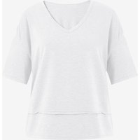 Womens White Summer V Neck T Shirts | CicyBell