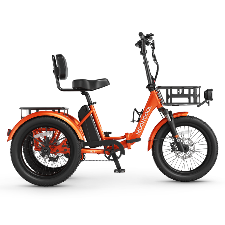 TK2 Folding Electric Trike - Vibrant Orange