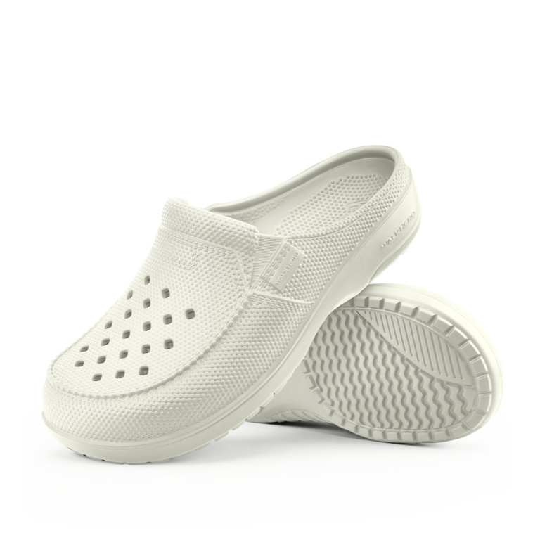Unisex Comfortable Arch Support Clogs - White / Mens 5 | Womens 7