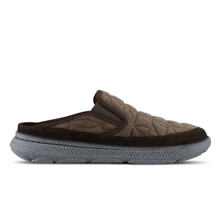 Men's Wide Toe Box Arch Support Slippers - Brown / 12 US