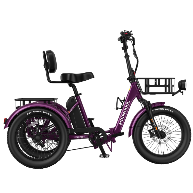 TK2 PRO Electric Trike - Deep Magenta