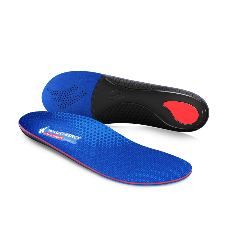 Work Cushion Support Insoles - Blue / Mens 4 - 4.5 | Womens 6 - 6.5