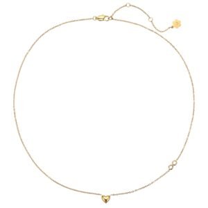 Dainty Infinity Heart Necklace Waterproof - Gold