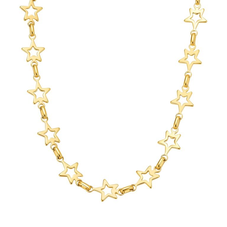 Star Link Statement Choker Waterproof - Gold