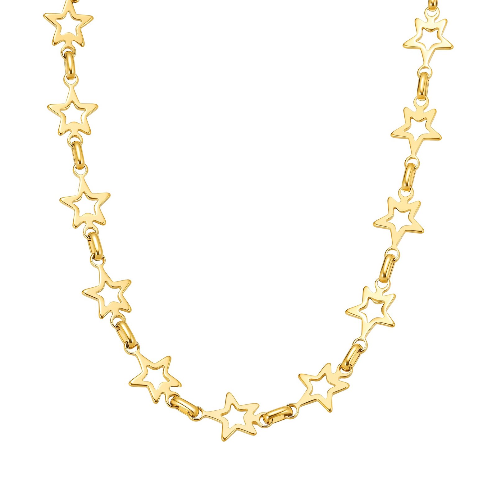 Star Link Statement Choker Waterproof - Gold