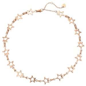 Star Link Statement Choker Waterproof - Rose Gold