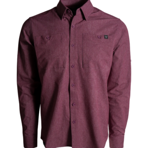 XKG Sonora Air Shirt - Heather Maroon / M