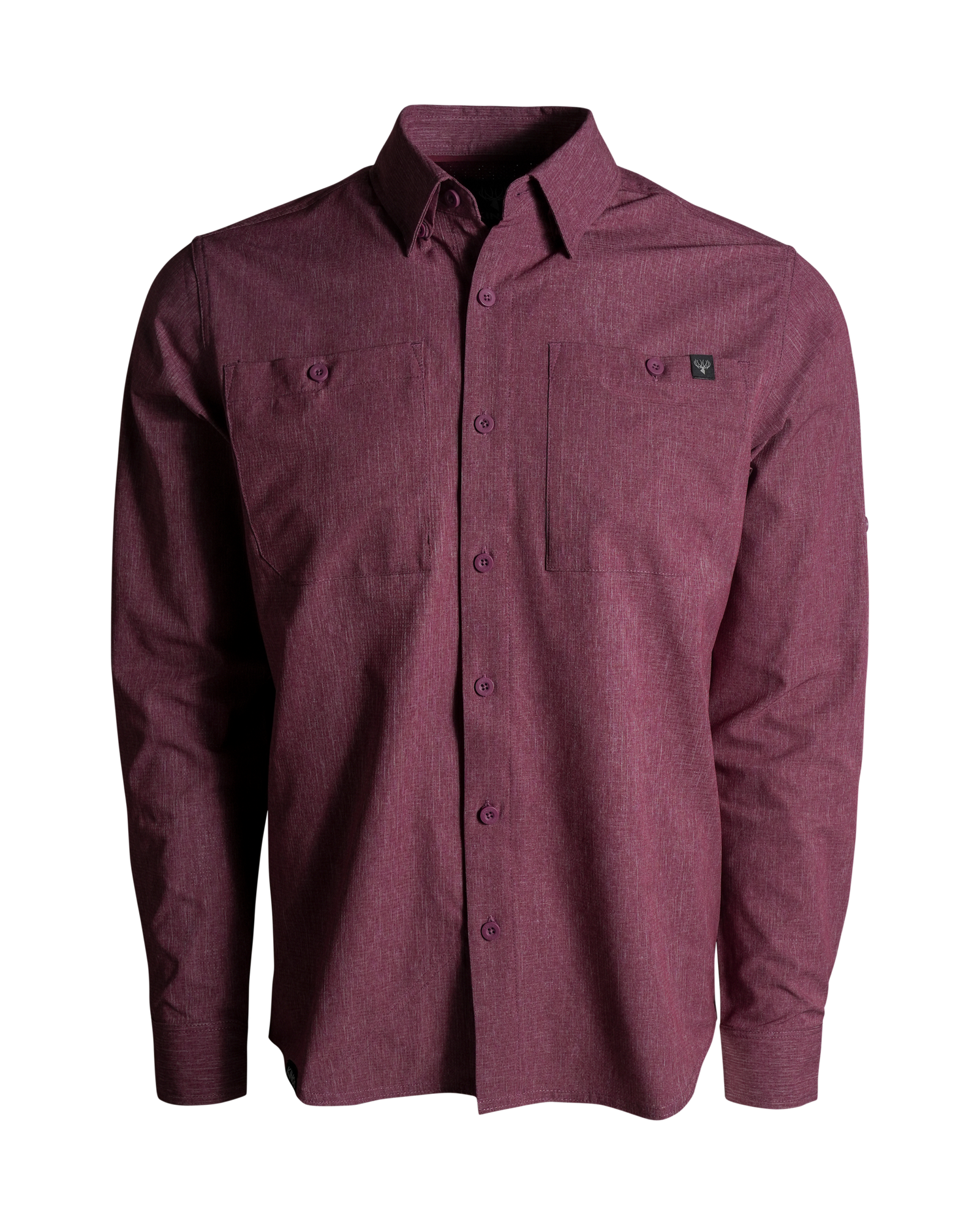 XKG Sonora Air Shirt - Heather Maroon / M