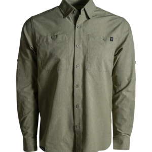 XKG Sonora Air Shirt - Heather Olive / M