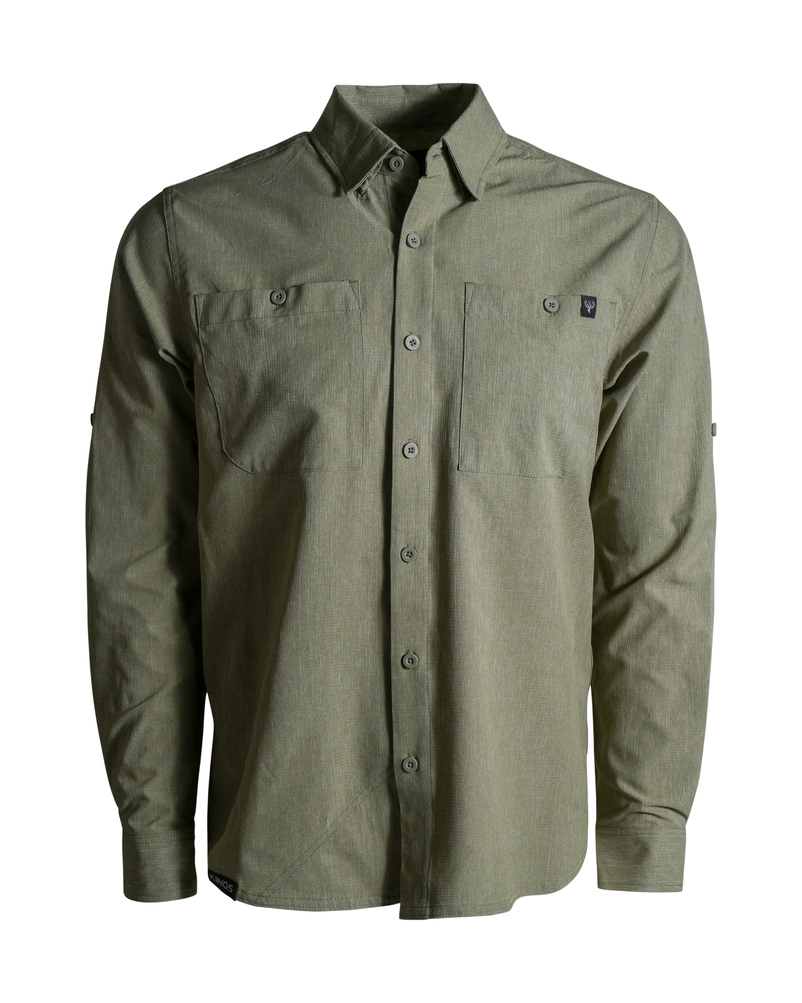 XKG Sonora Air Shirt - Heather Olive / M