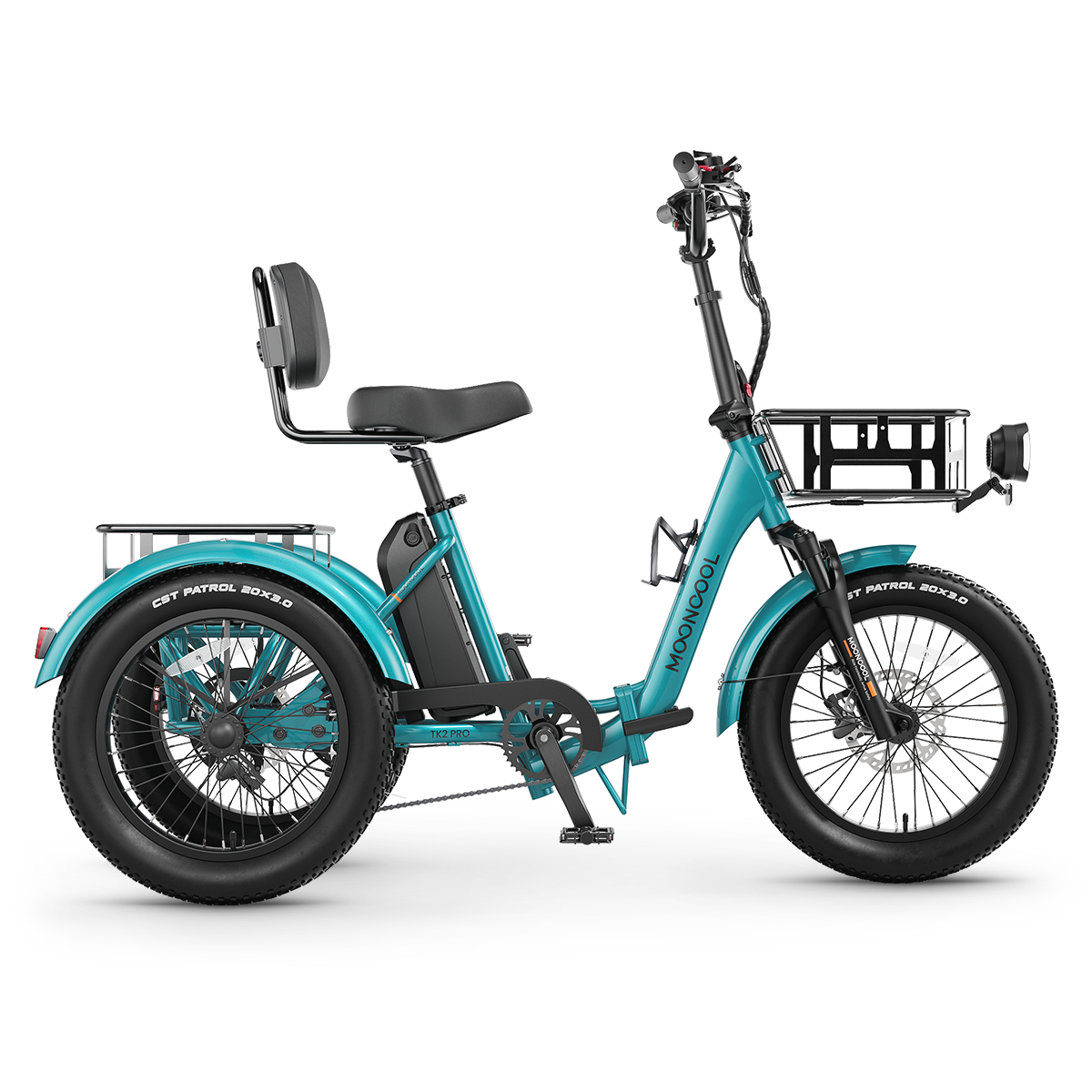 TK2 PRO Electric Trike - Lake Blue-Gloss