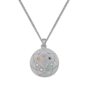 Peace and Positivity Pendant Necklace for Self-Knowledge Sterling Silver - Silver / Pendant Only