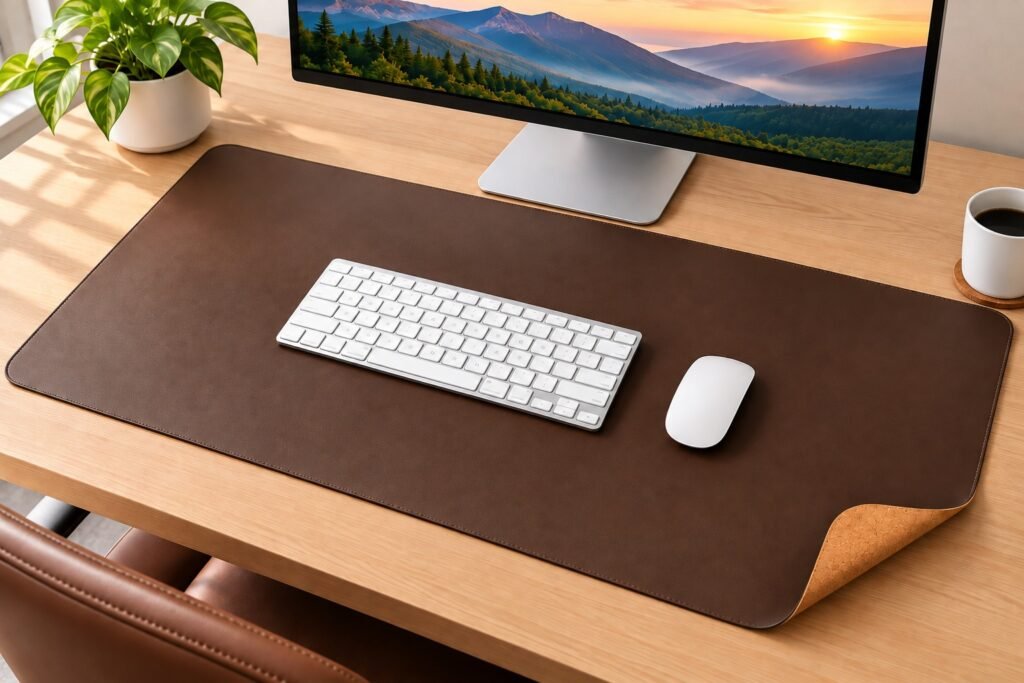 Aothia Dual-Sided Leather Desk Mat