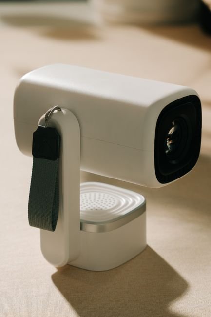 Mini portable smartphone projector for movie nights