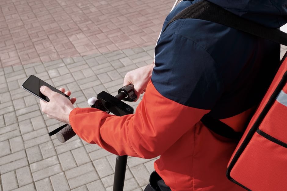 Anti-Theft Motorcycle Phone Mount Holder with Vibration Dampener