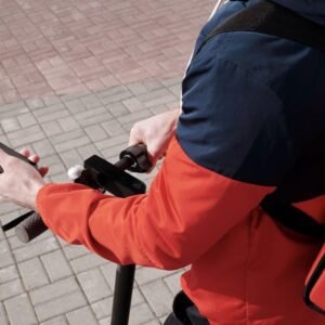 Anti-Theft Motorcycle Phone Mount Holder with Vibration Dampener