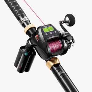 Piscifun® Kraken Electric Big Game Reels Heiko Recommended Fishing Reels - Reel & Bent Butt Rod(H 40-100lb 6’0’’)& Battery / Right Hand