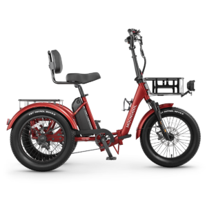 TK2 PRO Electric Trike - Burgundy-Matte