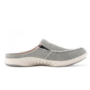 Men's Canvas Arch Support Slippers - Grey / 8 US